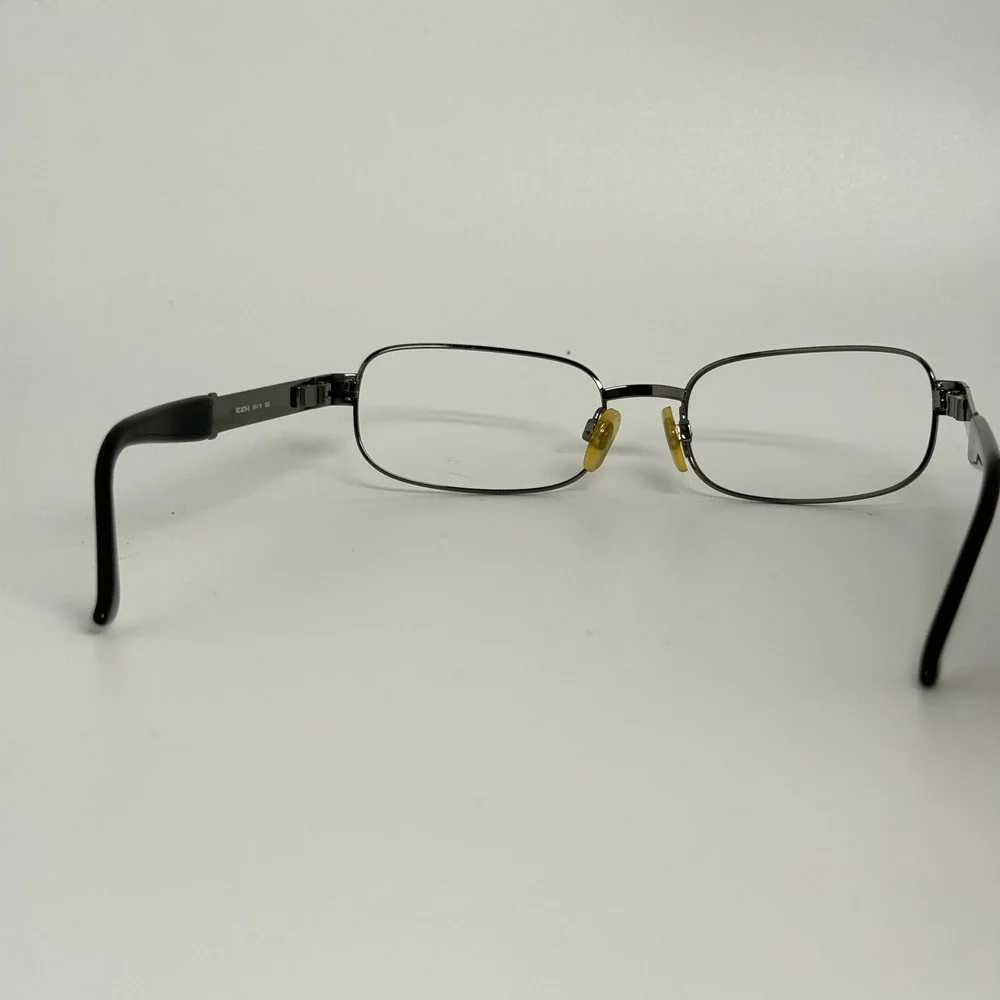 Vogue VO 3378-B Gunmetal Grey Rectangular Eyeglass Frames Made in Italy